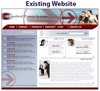 Your existing website
